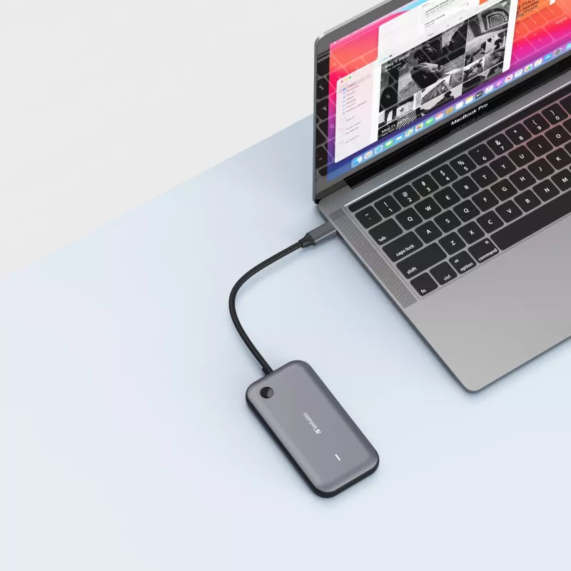 Verbatim Share My Screen adaptador de pantalla inalámbrica 1080p USB-C con hub WDA-01