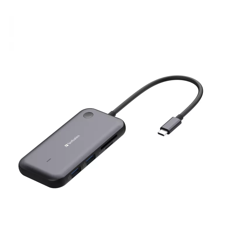 Verbatim Share My Screen adaptador de pantalla inalámbrica 1080p USB-C con hub WDA-01