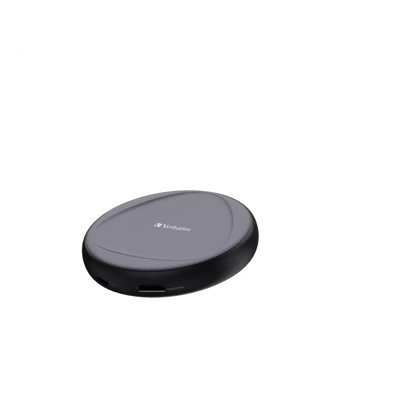 Verbatim Share My Screen adaptador de pantalla inalámbrica USB-C 4K con hub WDA-02