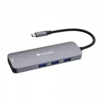 Verbatim CMH-08 USB Type-C 5000 Mbit/s plata