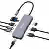 Verbatim CMH-09 USB Type-C 10.000 Mbit/s plata