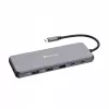 Verbatim CMH-13 USB Type-C hub 10000 Mbit/s plata