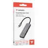 Verbatim USB-C Essentials hub multipuerto 4 puertos: HDMI, USB-C PD, USB-A 3.2 Gen 1, USB-A