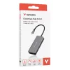 Verbatim USB-C Essentials hub multipuerto 6 puertos: RJ45, HDMI, USB-C PD, 3 x USB-A 3.2 Gen 1