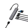 Verbatim USB-C Essentials hub multipuerto 7 puertos: HDMI, USB-C, USB-C 3.2 Gen 1, 2 x USB-A 3.2 Gen 1, SD y microSD