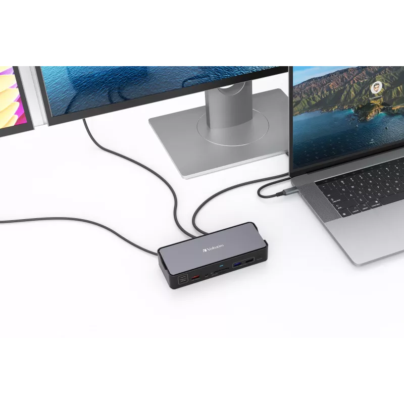 Verbatim CDS-15 Cable USB 3.2 Gen 1 (3.1 Gen 1) Type-C Negro, Gris