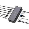 Verbatim CDS-15 Cable USB 3.2 Gen 1 (3.1 Gen 1) Type-C Negro, Gris