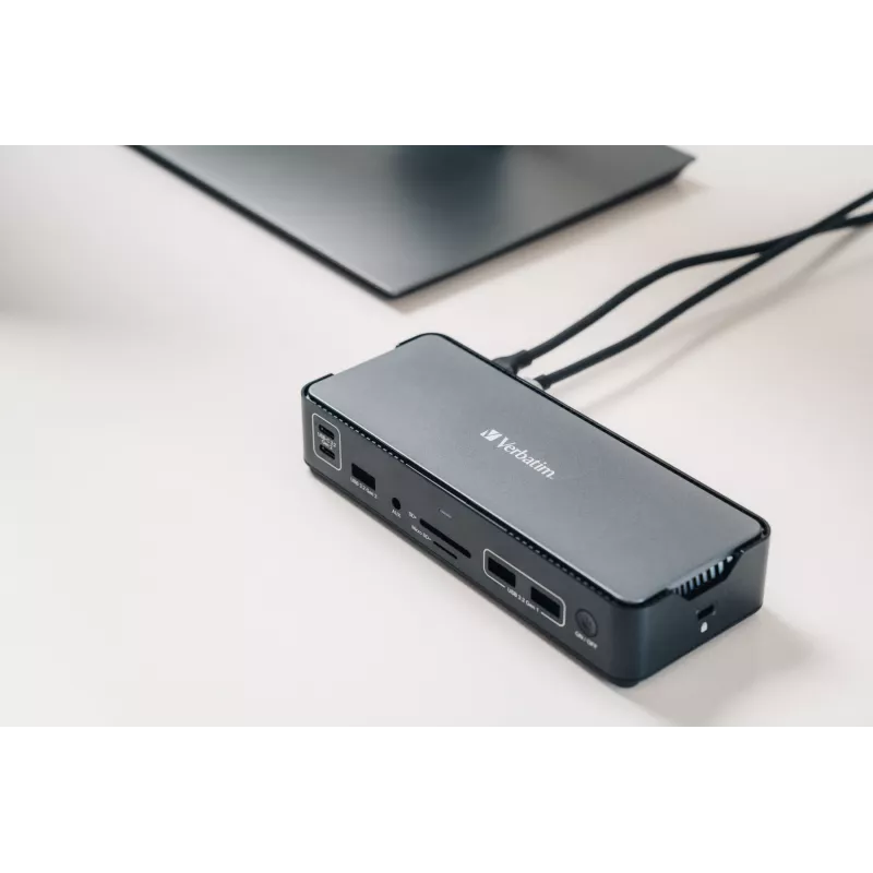 Verbatim CDS-15 Cable USB 3.2 Gen 1 (3.1 Gen 1) Type-C Negro, Gris