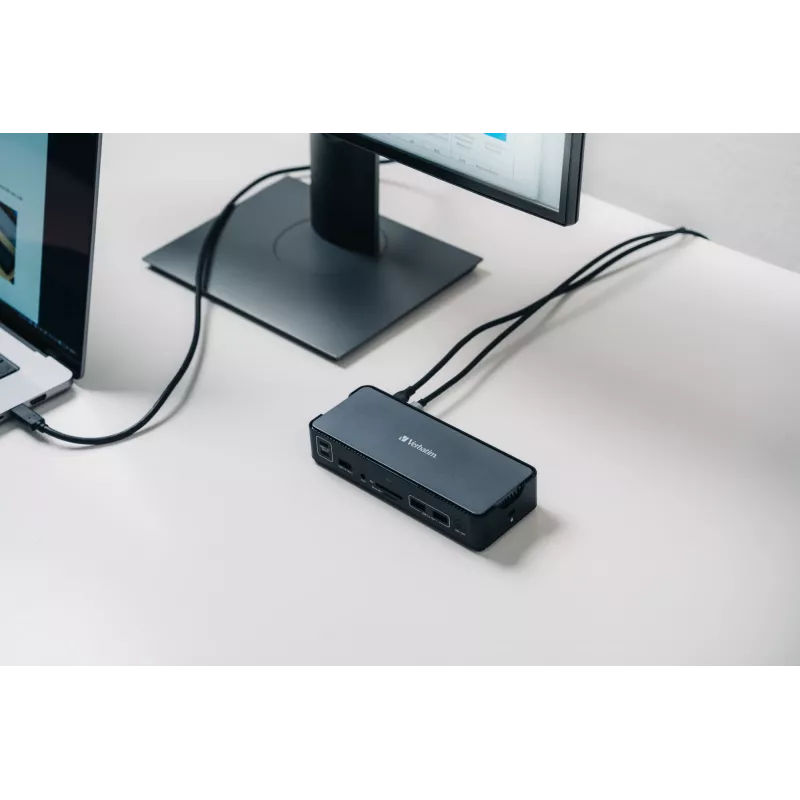 Verbatim CDS-15 Cable USB 3.2 Gen 1 (3.1 Gen 1) Type-C Negro, Gris