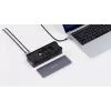 Verbatim CDS-15S Cable USB 3.2 Gen 1 (3.1 Gen 1) Type-C Negro, Gris