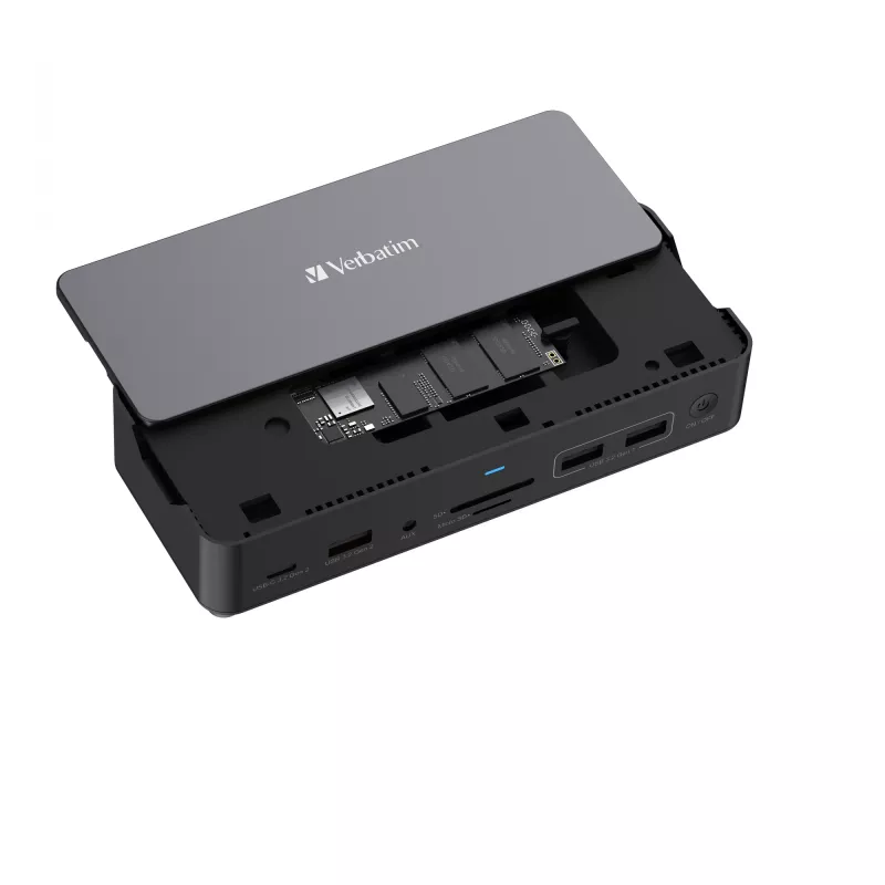 Verbatim CDS-15S Cable USB 3.2 Gen 1 (3.1 Gen 1) Type-C Negro, Gris