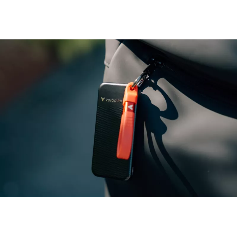Verbatim Pocket SSD USB 3.2 Gen 2 1 TB Negro/Rojo, 1 TB, USB Type-C, 3.2 Gen 2 (3.1 Gen 2), 1000 MB/s, 10 Gbit/s, Negro, Rojo