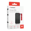 Verbatim Pocket SSD USB 3.2 Gen 2 2 TB Negro/Rojo