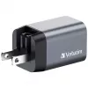 Verbatim GNC-35 Cargador GaN 35W con 1 x USB-C PD 35W / 1 x USB-A QC 3.0 (EU/UK/US)