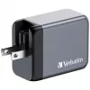 Verbatim GNC-65 Cargador GaN 65W con 2 x USB-C PD 65W / 1 x USB-A QC 3.0 (EU/UK/US)