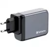 Verbatim GNC-100 Cargador GaN 100W con 2 x USB-C PD 100W / 1 x USB-C PD 65W / 1 x USB-A QC 3.0 (EU/UK/US)