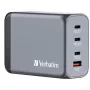 Verbatim GNC-240 Cargador GaN 240 W con 1 x USB-C 140 W / 1 x USB-C 100 W / 1 x USB-C 65 W / 1 x USB-A QC 3.0 (EU/UK/US)