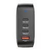 Verbatim Cargador Mini GaN 165W 4 puertos con conector US y adaptadores EU y UK