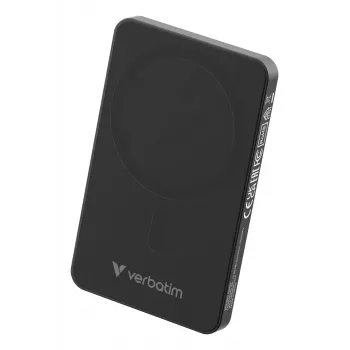 Verbatim Charge 'n' Go Essentials Powerbank magnética inalámbrica 5000 mAh Negro
