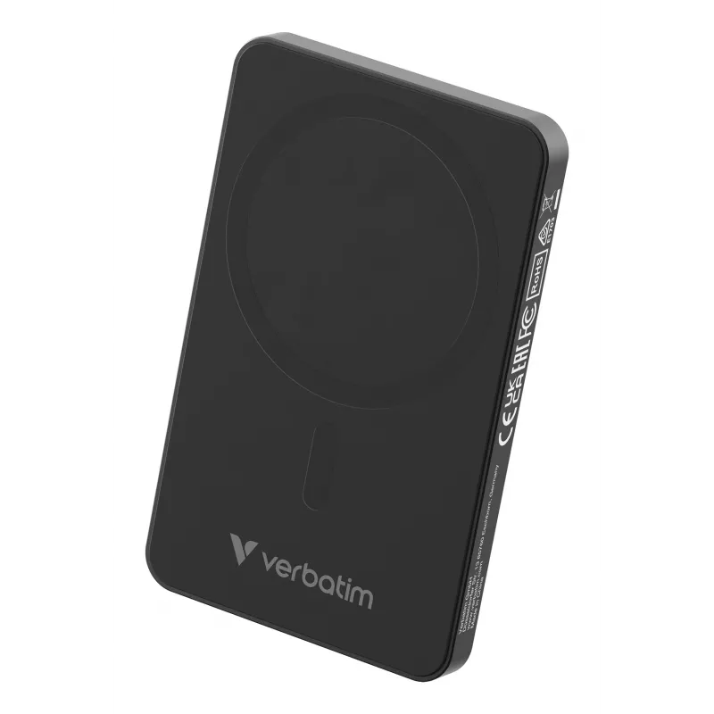 Verbatim Charge 'n' Go Essentials Powerbank magnética inalámbrica 5000 mAh Negro