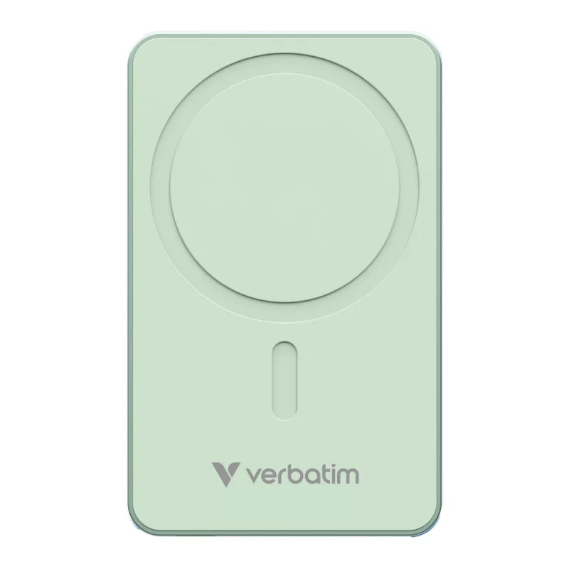 Verbatim Charge 'n' Go Essentials Powerbank magnética inalámbrica 5000 mAh Verde