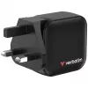 Verbatim Cargador Mini GaN 70W 3 puertos con conector US y adaptadores EU y UK