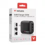 Verbatim Cargador GaN 100W universal negro carga rápida CA uso en interiores