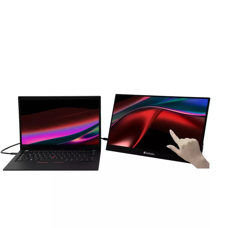 Verbatim Monitor táctil portátil 15,6 pulgadas LCD 4K 3840x2160