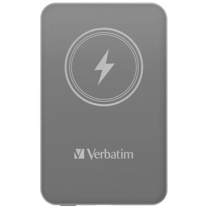 Verbatim Charge 'n' Go Powerbank magnética inalámbrica 5000mAh Gris
