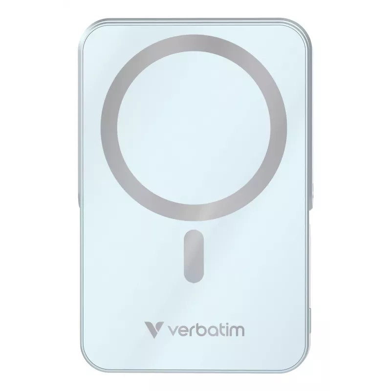 Verbatim Charge 'n' Go Powerbank magnética inalámbrica con soporte – 10000 mAh Azul