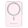 Verbatim Charge 'n' Go Powerbank magnética inalámbrica con soporte – 10000 mAh Rosa