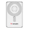 Verbatim Charge'n'Go 2C Powerbank 5000 mAh Plata, 5000 mAh, Polímero de litio (LiPo), Adaptive Fast Charging, Power Delivery 3.0, Quick Charge 3.0, carga inalámbrica, 3,85 V, 20 W