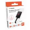Verbatim SnapBack Ultra SSD ultrafina 1TB USB Type-C USB 3.2 Gen 2x2 Negro