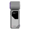 Verbatim Cool’n’Go AirJet ventilador de mano Gris/Lila, Gris, Lila, ventilador de mano, 1 ud., 6 W, Ion de litio (Li-Ion), 3,7 V
