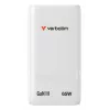 Verbatim Fold 'n' Go cargador GaN 65W con conector EU Blanco