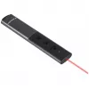 Verbatim Agenda presentador inalámbrico con puntero láser rojo, RF, USB, 100 m, Negro, Plata