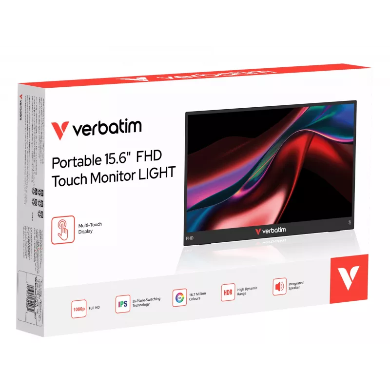 Monitor portátil Verbatim 15,6