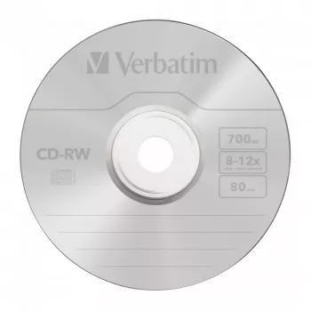 Verbatim CD-RW 12x 700 MB 10 uds.