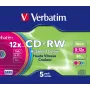Verbatim CD-RW Colour 12x 700 MB 5 uds.