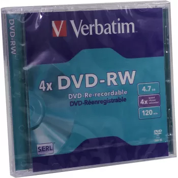 Verbatim VB-DMW44JC, DVD-RW, 120 mm, funda Jewel Case, 1 ud., 4,7 GB