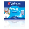Verbatim CD-R AZO Wide Inkjet Printable 700 MB 52x 10 uds.