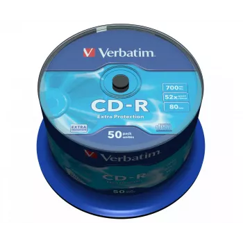 Verbatim CD-R Extra Protection 700 MB 52x 50 uds.