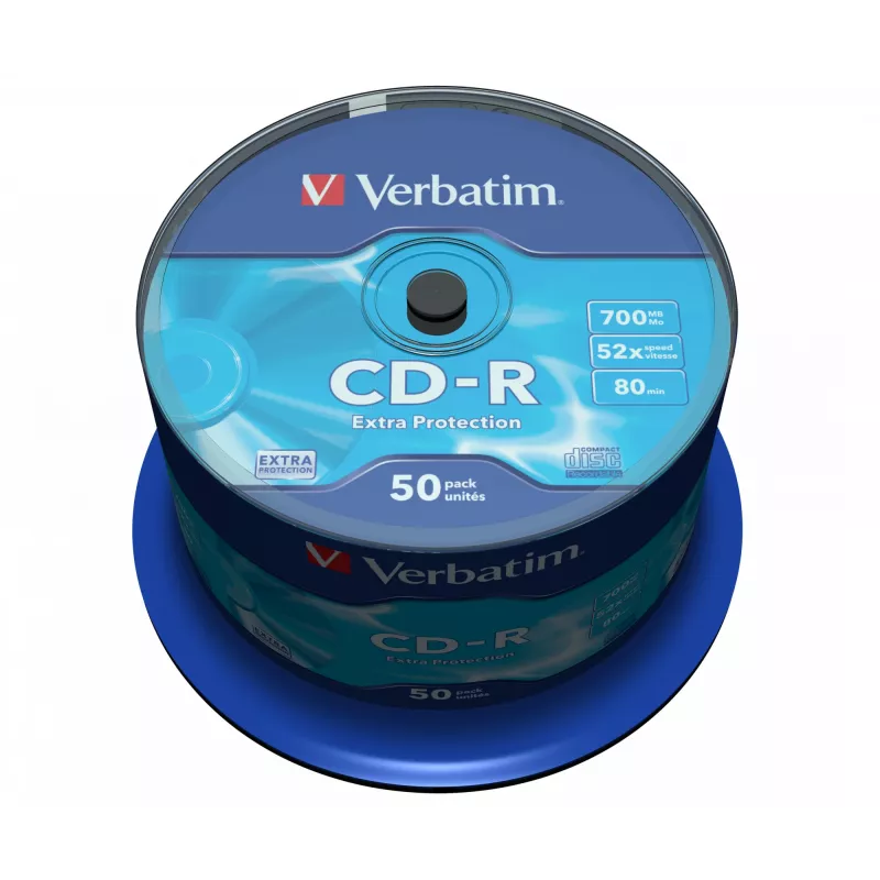 Verbatim CD-R Extra Protection 700 MB 52x 50 uds.