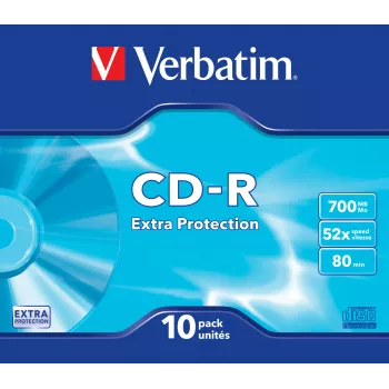 Verbatim CD-R Extra Protection 700 MB 52x 10 uds.