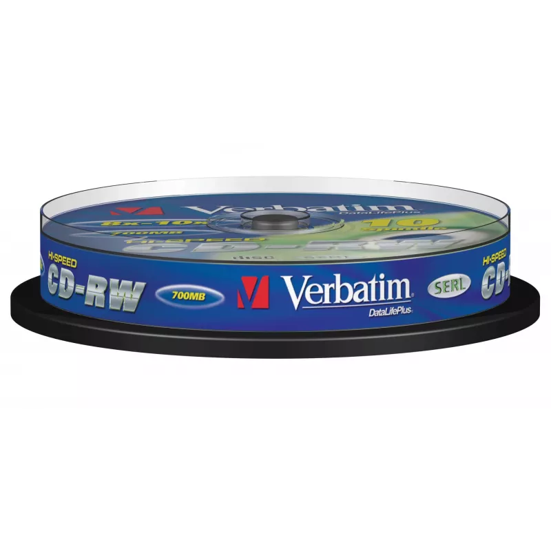 Verbatim CD-RW 12x 700 MB 10 uds.
