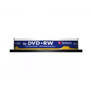 Verbatim DVD+RW Matt Silver 4,7 GB 10 uds.