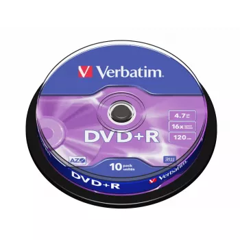 Verbatim DVD+R Matt Silver 4,7 GB 10 uds.
