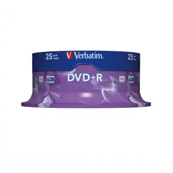 Verbatim VB-DPR47S2A, DVD+R, 120 mm, spindel, 25 uds., 4,7 GB