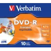 Verbatim 43521 DVD sin imprimir 4,7 GB DVD-R 10 uds.