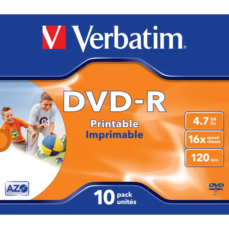 Verbatim 43521 DVD sin imprimir 4,7 GB DVD-R 10 uds.